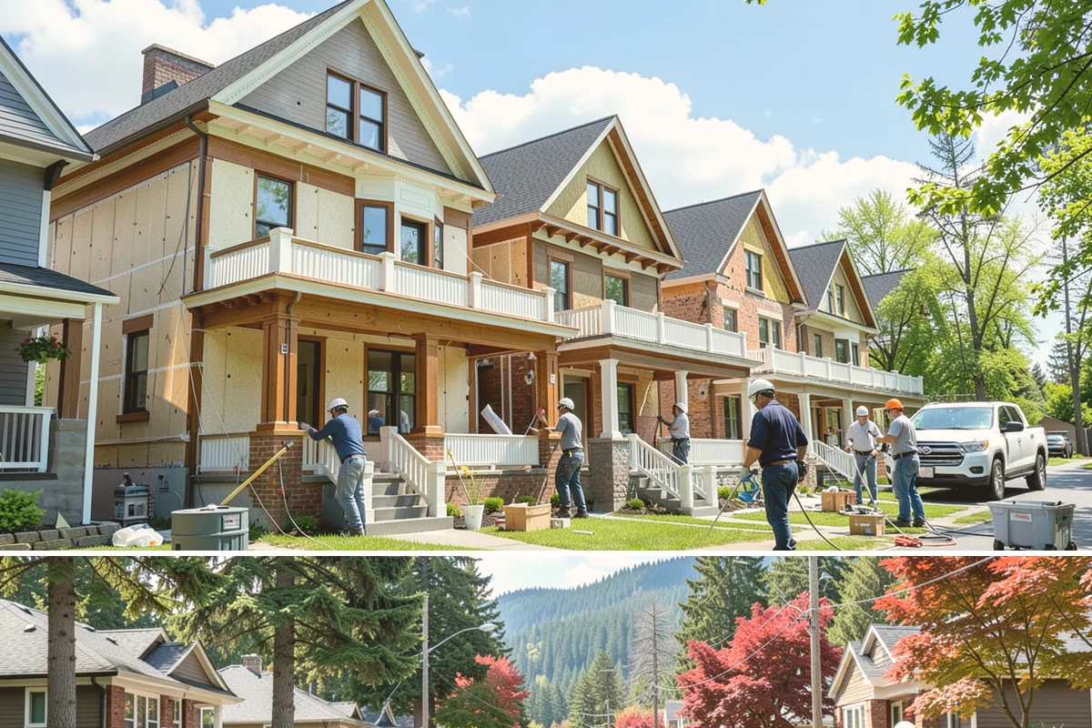 Seamless Gutter Installation in Hunts Point, King County, WA - We install seamless gutters year-round, favoring drier days so sealants at corners cure properly.