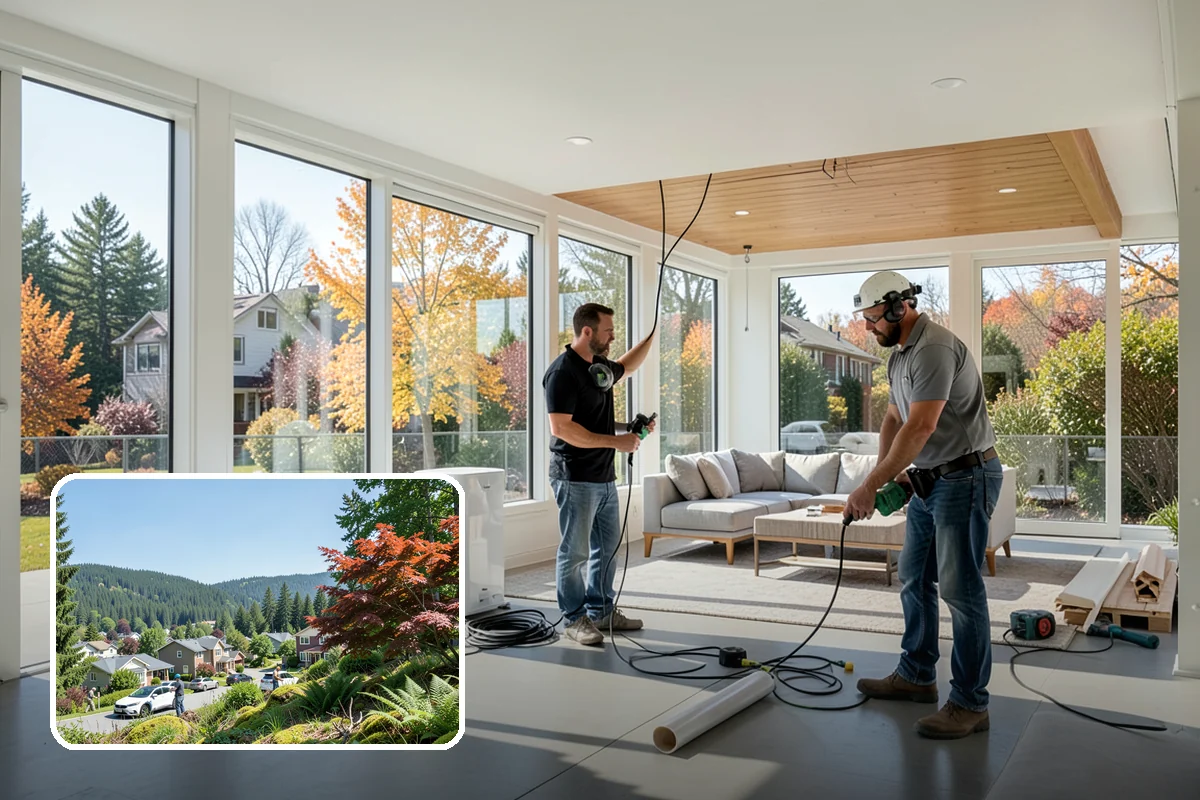 Seamless Gutter Installation in Index, Snohomish County, WA - Far fewer joints that can leak or clog