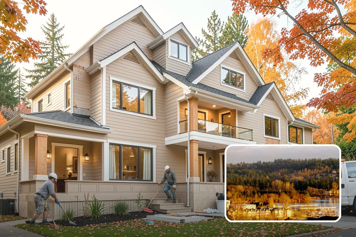Seamless Gutter Installation in Kenmore, King County, WA - Far fewer joints that can leak or clog