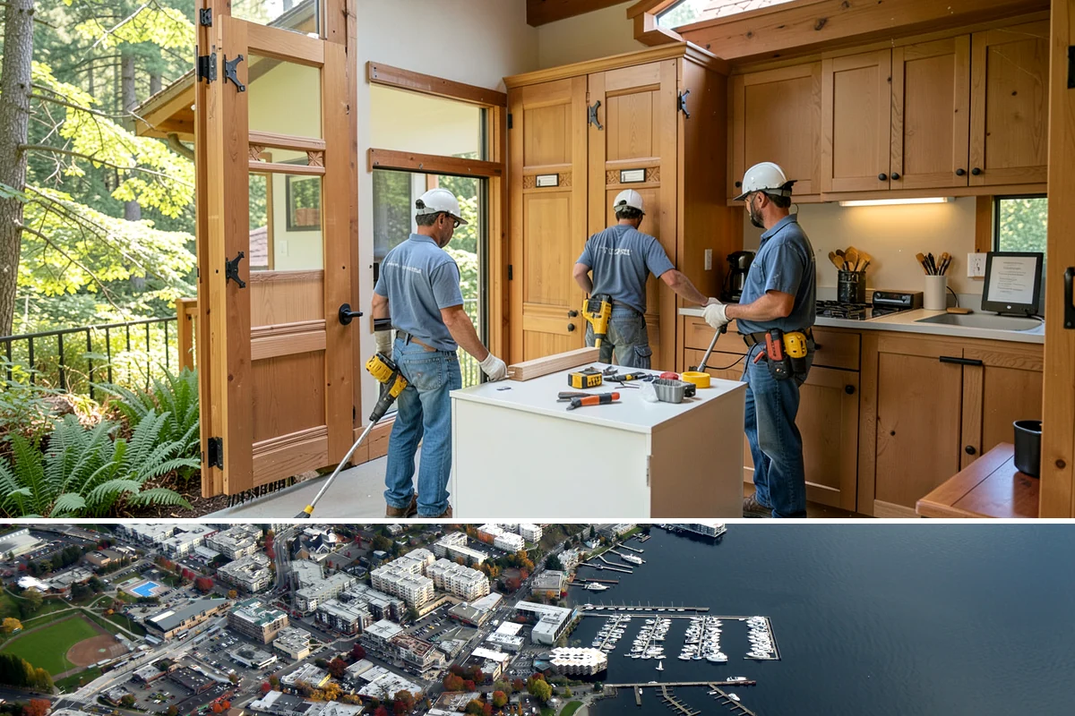 Seamless Gutter Installation in Kirkland, King County, WA - We install seamless gutters year-round, favoring drier days so sealants at corners cure properly.
