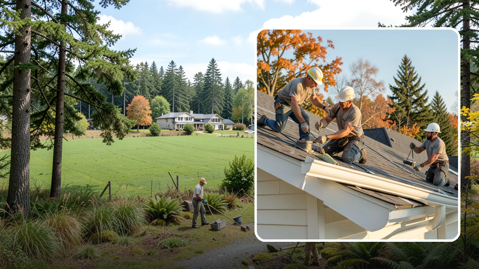Seamless Gutter Installation in Lyman, Skagit County, WA - We fabricate and install seamless gutters on-site to minimize leaks along your roofline.