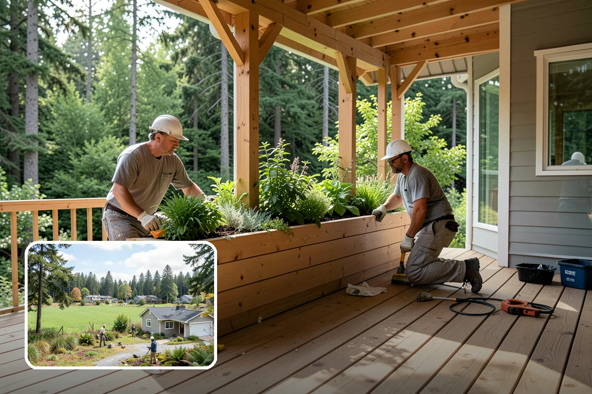 Seamless Gutter Installation in Lyman, Skagit County, WA - Far fewer joints that can leak or clog