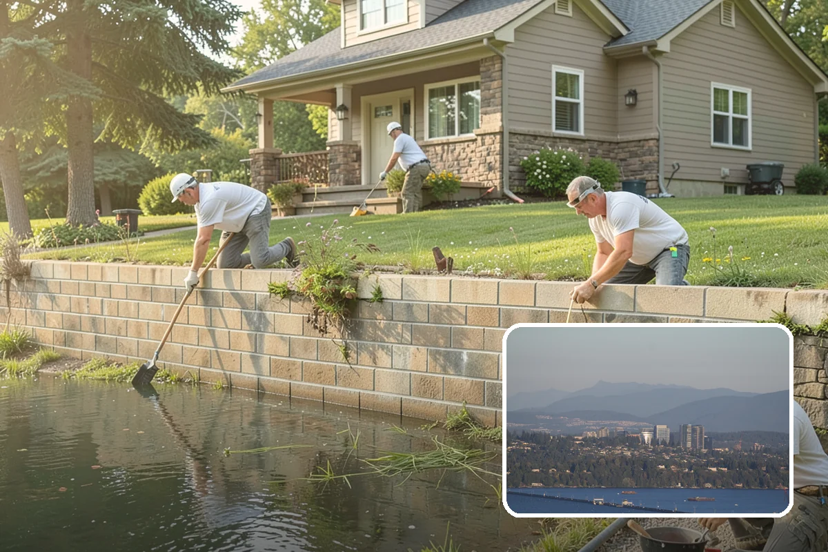 Seamless Gutter Installation in Medina, King County, WA - Far fewer joints that can leak or clog