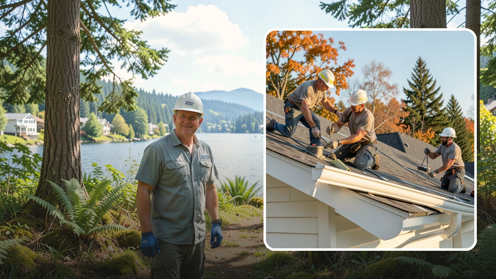 Seamless Gutter Installation in Milton, King County, WA - We fabricate and install seamless gutters on-site to minimize leaks along your roofline.
