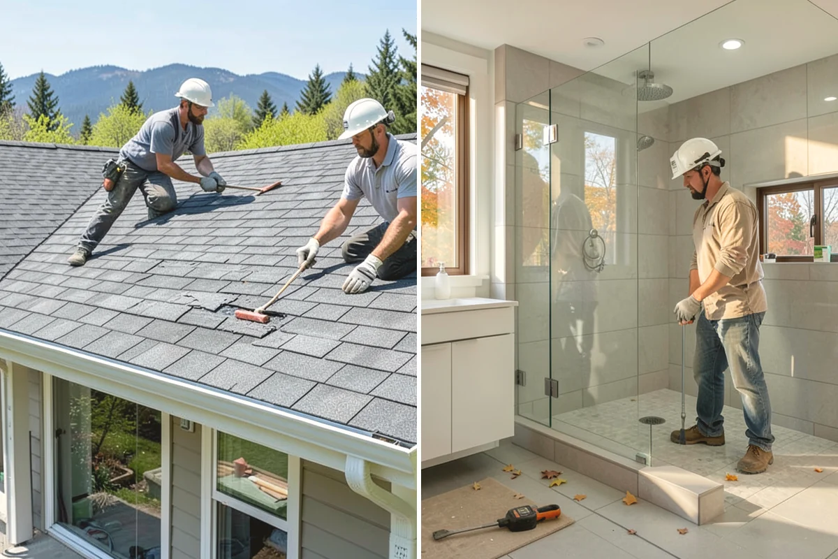 Seamless Gutter Installation in North Bend, King County, WA - Measure each roof run for custom lengths