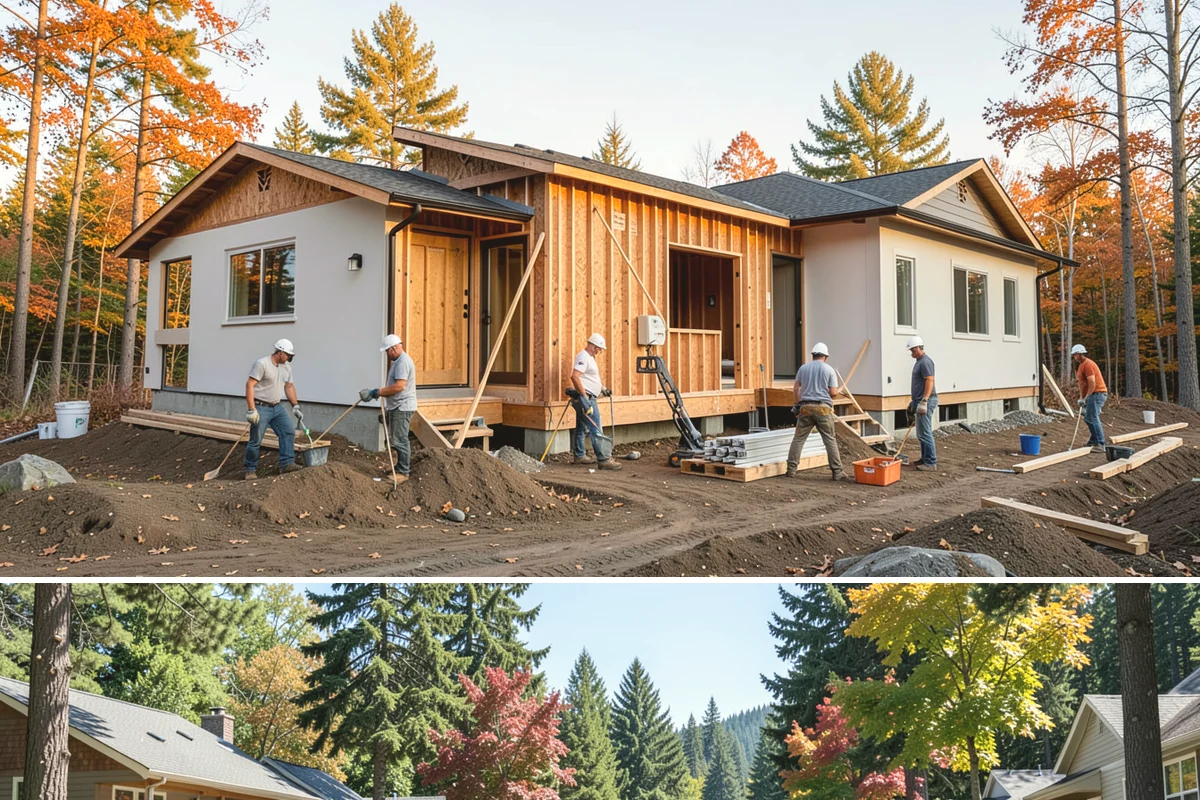 Seamless Gutter Installation in Orting, Pierce County, WA - We install seamless gutters year-round, favoring drier days so sealants at corners cure properly.