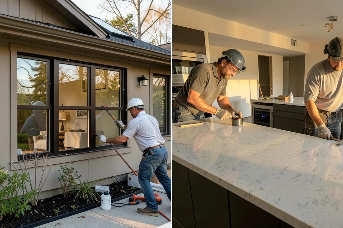 Seamless Gutter Installation in Pacific, King County, WA - Measure each roof run for custom lengths