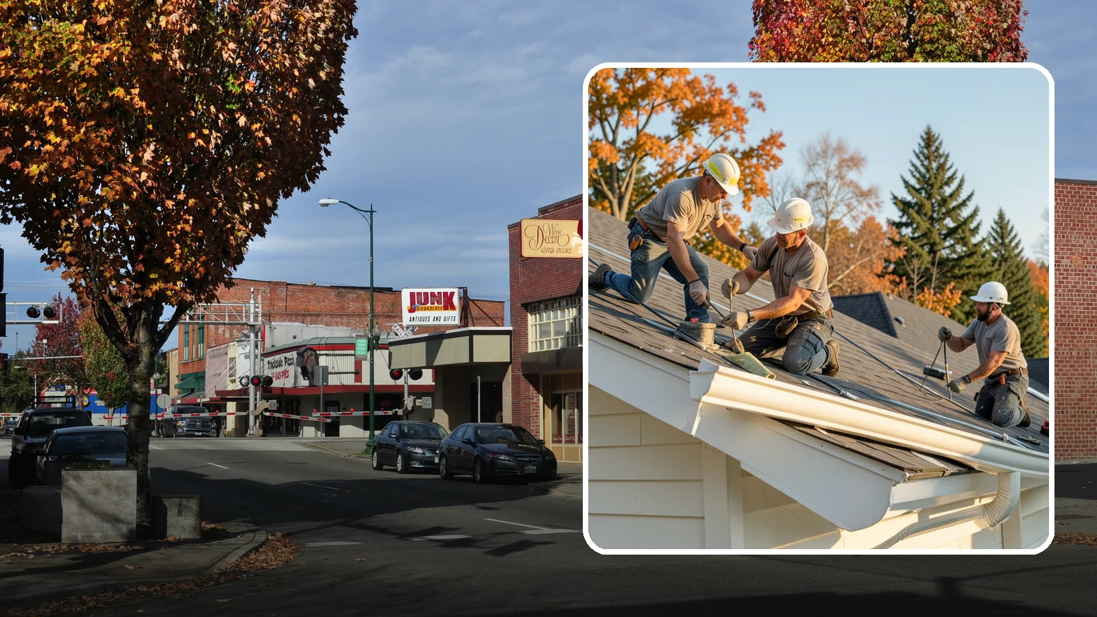 Seamless Gutter Installation in Puyallup, Pierce County, WA - We fabricate and install seamless gutters on-site to minimize leaks along your roofline.