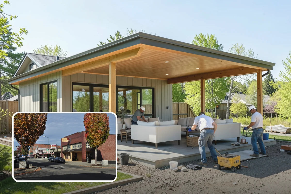 Seamless Gutter Installation in Puyallup, Pierce County, WA - Far fewer joints that can leak or clog