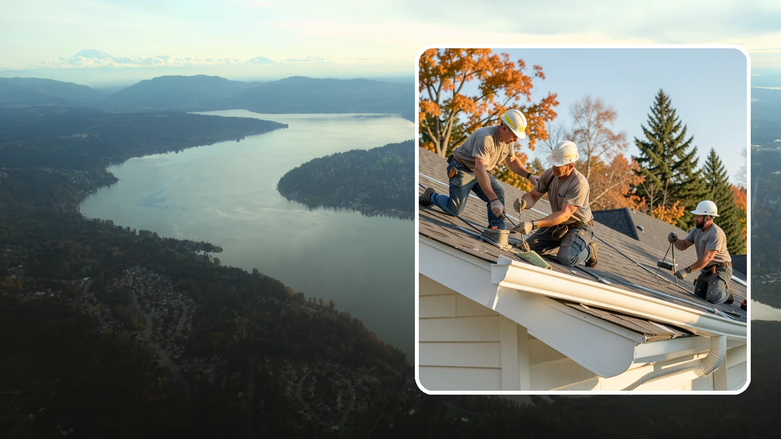 Seamless Gutter Installation in Sammamish, King County, WA - We fabricate and install seamless gutters on-site to minimize leaks along your roofline.