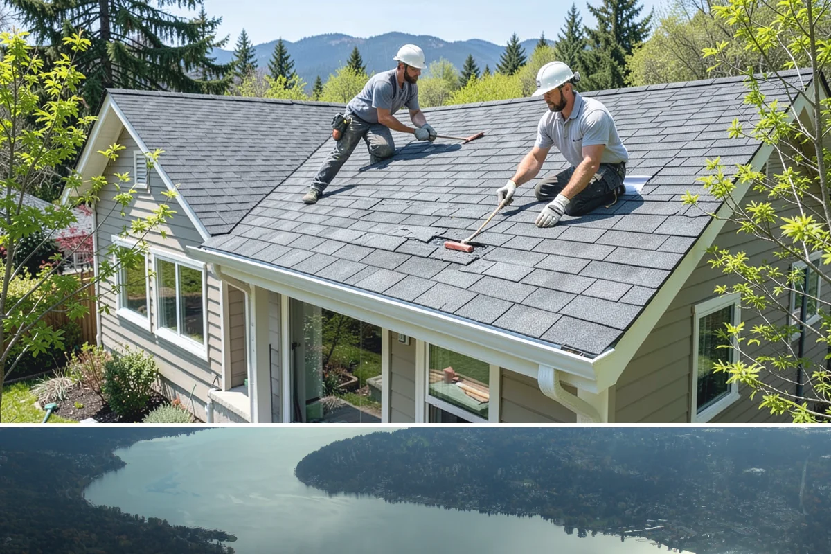 Seamless Gutter Installation in Sammamish, King County, WA - We install seamless gutters year-round, favoring drier days so sealants at corners cure properly.