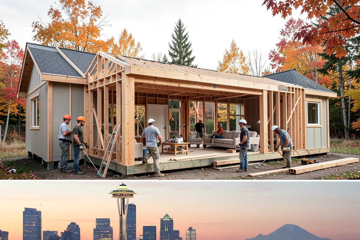 Seamless Gutter Installation in Seattle, King County, WA - We install seamless gutters year-round, favoring drier days so sealants at corners cure properly.