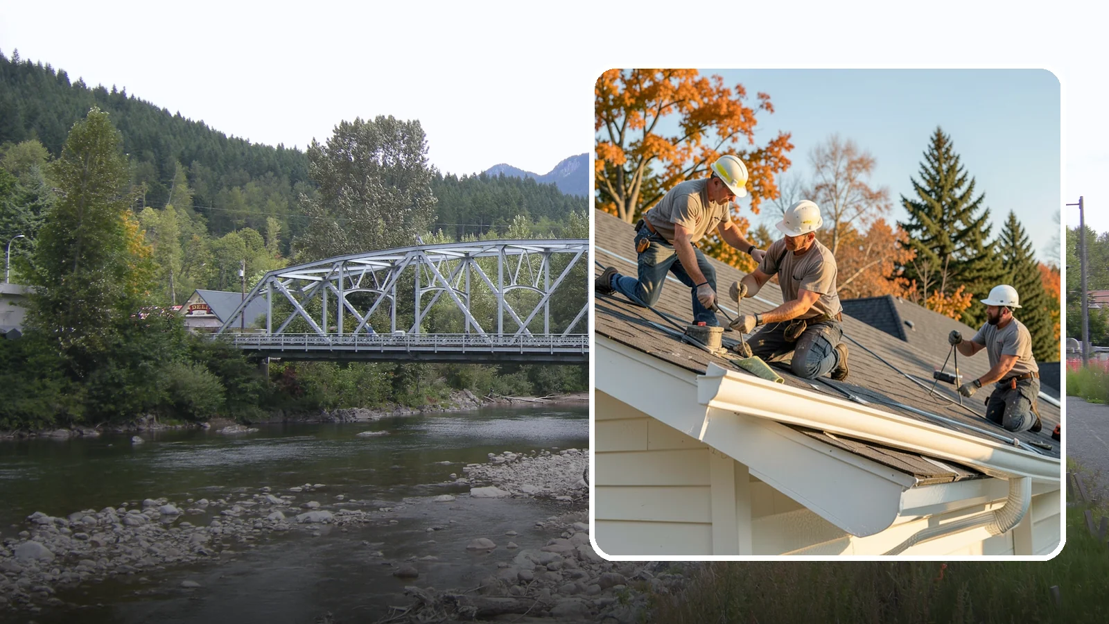 Seamless Gutter Installation in Skykomish, King County, WA - We fabricate and install seamless gutters on-site to minimize leaks along your roofline.