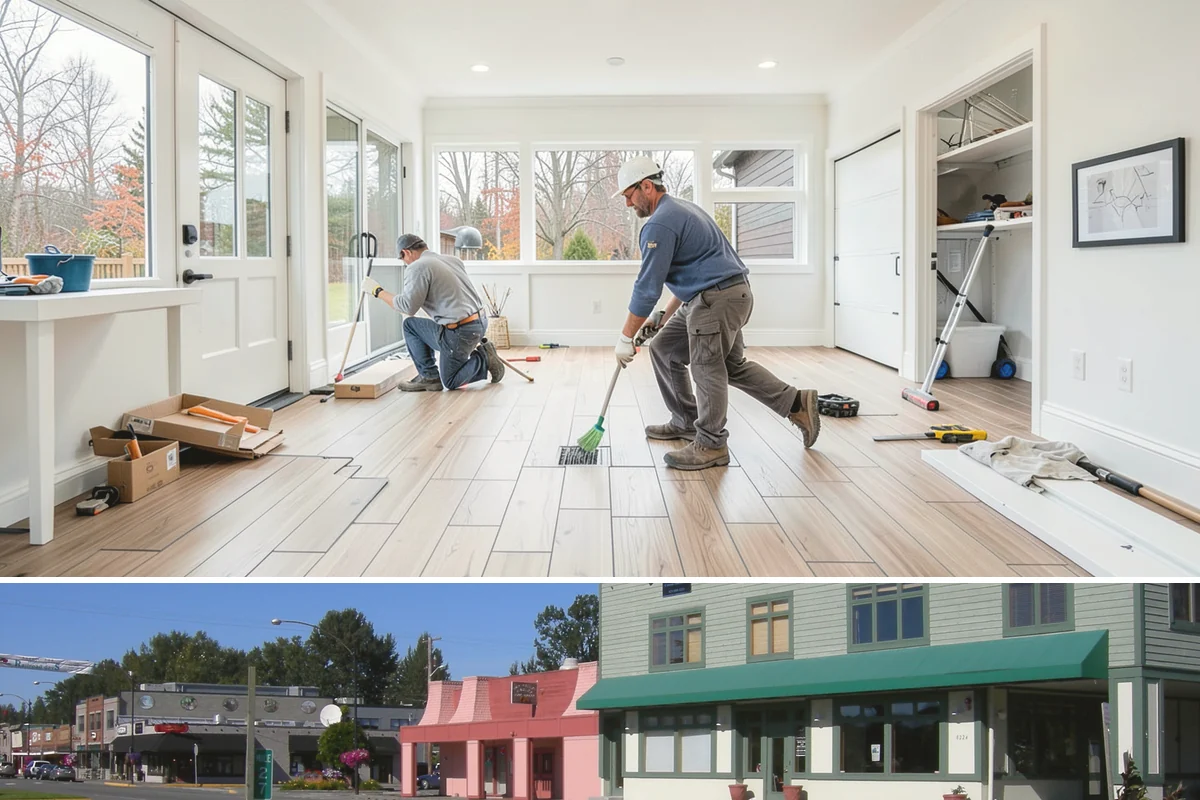 Seamless Gutter Installation in Snoqualmie, King County, WA - We install seamless gutters year-round, favoring drier days so sealants at corners cure properly.