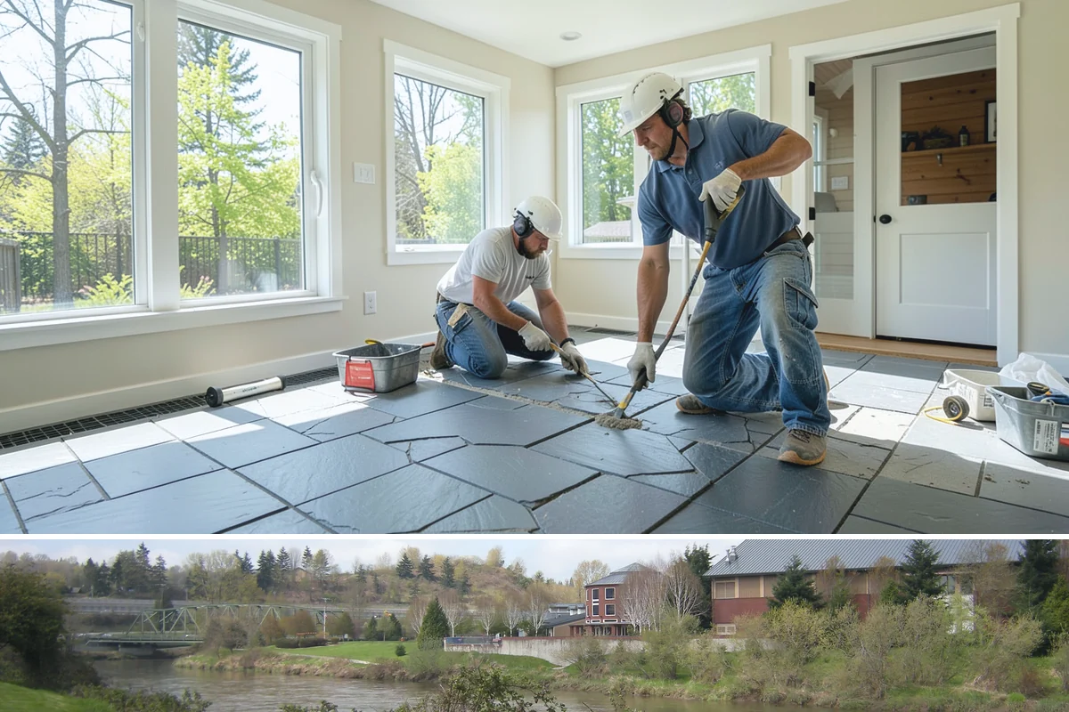 Seamless Gutter Installation in Tukwila, King County, WA - We install seamless gutters year-round, favoring drier days so sealants at corners cure properly.