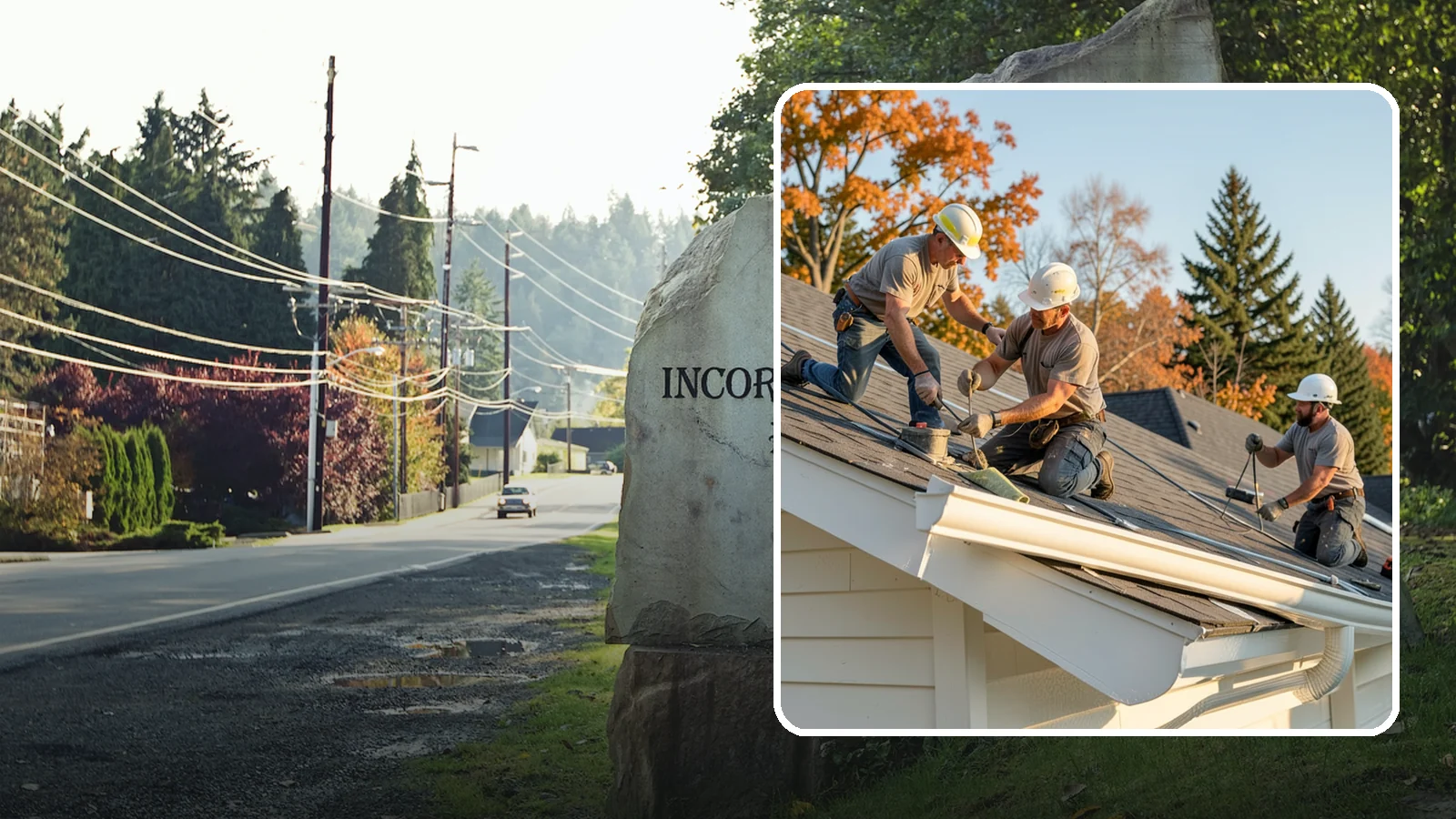 Seamless Gutter Installation in Wilkeson, Pierce County, WA - We fabricate and install seamless gutters on-site to minimize leaks along your roofline.