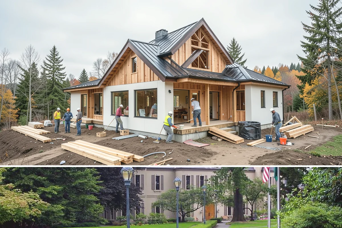 Seamless Gutter Installation in Woodinville, King County, WA - We install seamless gutters year-round, favoring drier days so sealants at corners cure properly.
