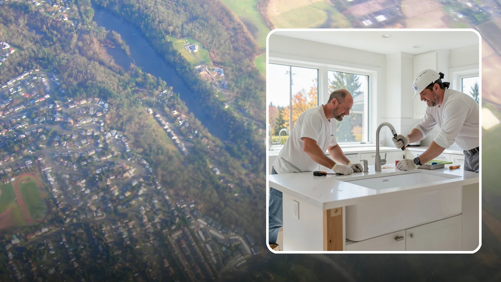 Second Sink Installation in Algona, King County, WA - Adding a secondary prep or bar sink to improve workflow in larger kitchens and islands.
