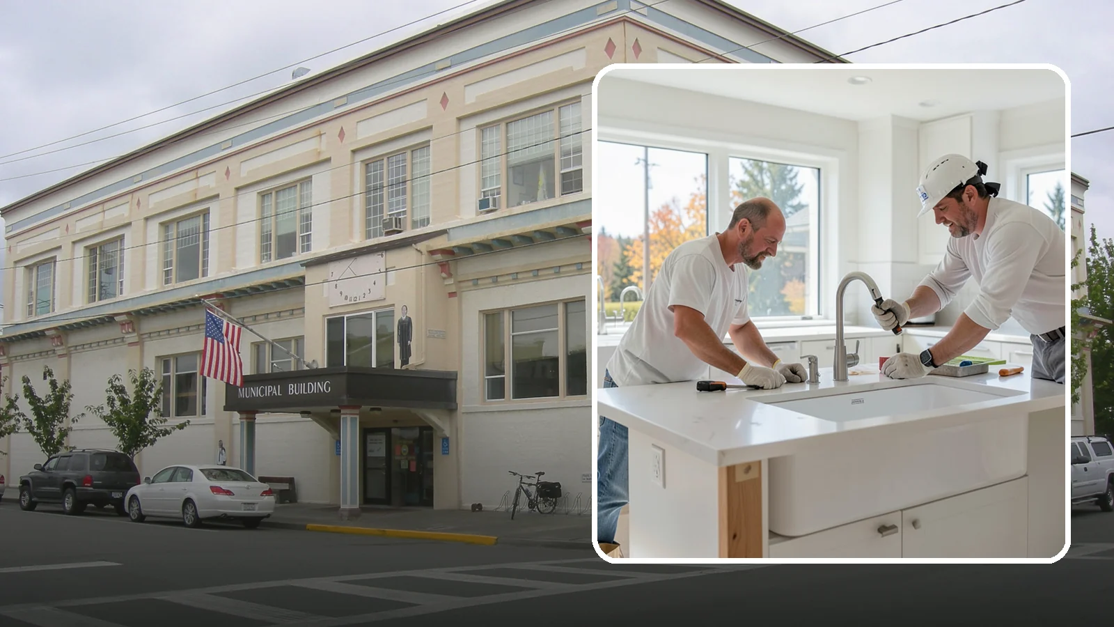 Second Sink Installation in Anacortes, Skagit County, WA - Adding a secondary prep or bar sink to improve workflow in larger kitchens and islands.