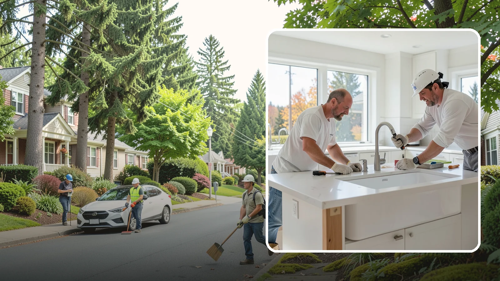Second Sink Installation in Beaux Arts Village, King County, WA - Adding a secondary prep or bar sink to improve workflow in larger kitchens and islands.