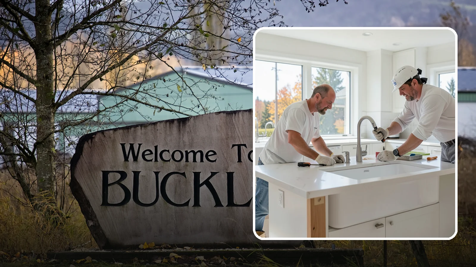 Second Sink Installation in Buckley, Pierce County, WA - Adding a secondary prep or bar sink to improve workflow in larger kitchens and islands.