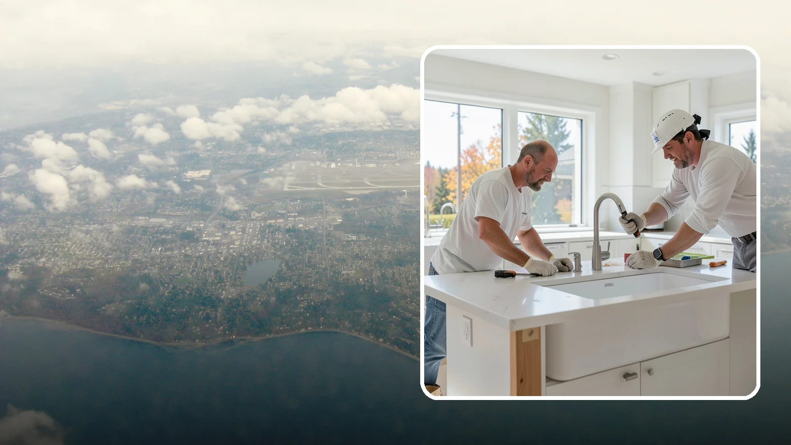 Second Sink Installation in Burien, King County, WA - Adding a secondary prep or bar sink to improve workflow in larger kitchens and islands.