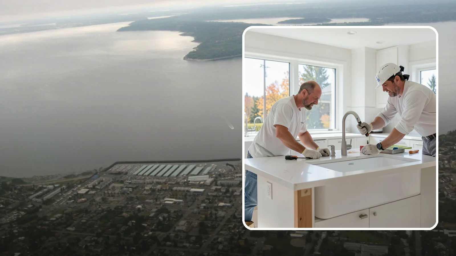 Second Sink Installation in Des Moines, King County, WA - Adding a secondary prep or bar sink to improve workflow in larger kitchens and islands.