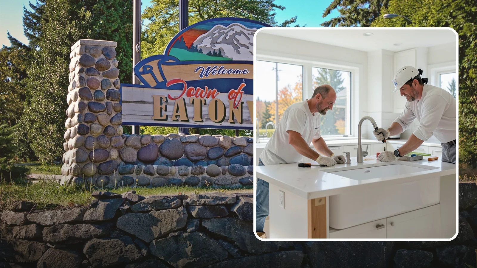 Second Sink Installation in Eatonville, Pierce County, WA - Adding a secondary prep or bar sink to improve workflow in larger kitchens and islands.