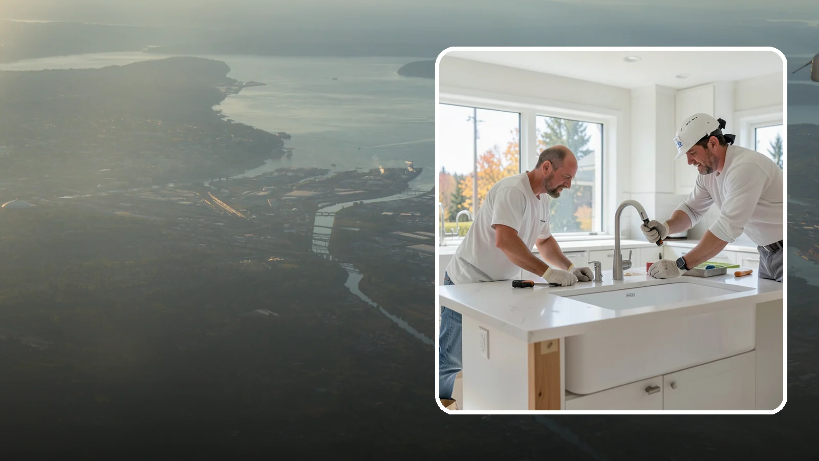 Second Sink Installation in Fife, Pierce County, WA - Adding a secondary prep or bar sink to improve workflow in larger kitchens and islands.