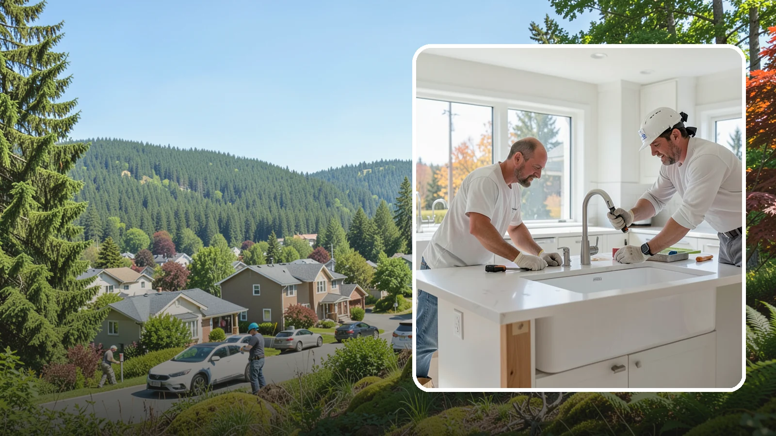 Second Sink Installation in Index, Snohomish County, WA - Adding a secondary prep or bar sink to improve workflow in larger kitchens and islands.