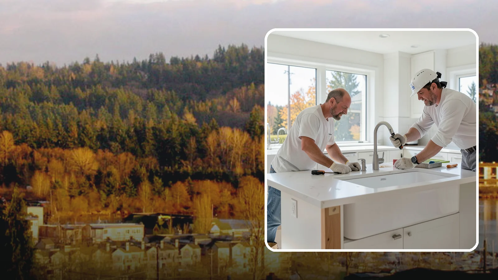 Second Sink Installation in Kenmore, King County, WA - Adding a secondary prep or bar sink to improve workflow in larger kitchens and islands.