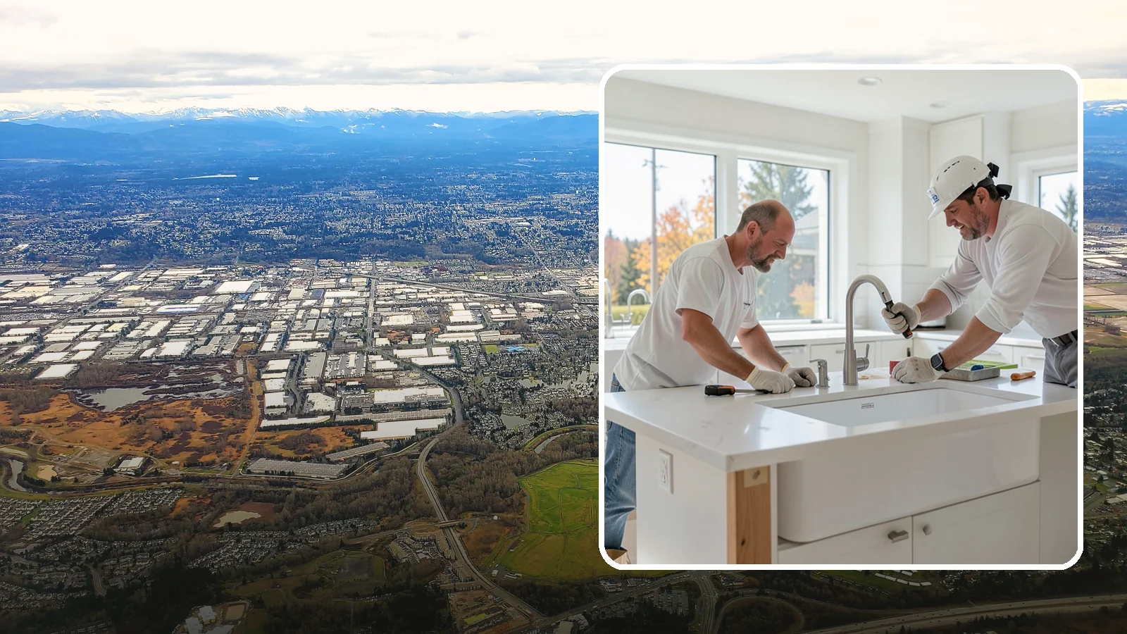 Second Sink Installation in Kent, King County, WA - Adding a secondary prep or bar sink to improve workflow in larger kitchens and islands.