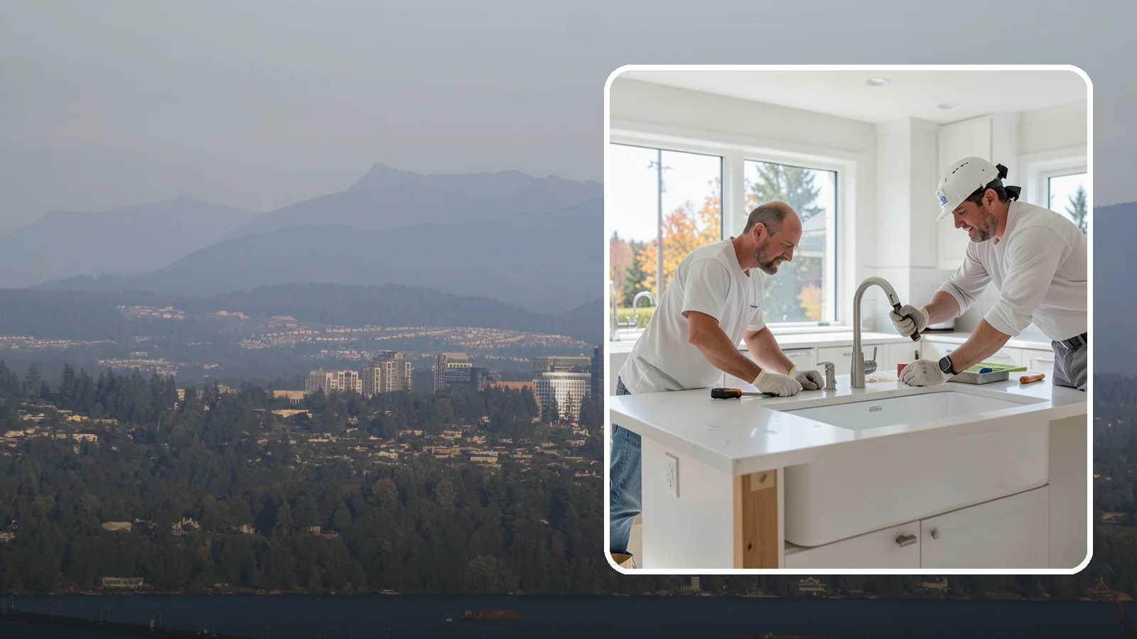 Second Sink Installation in Medina, King County, WA - Adding a secondary prep or bar sink to improve workflow in larger kitchens and islands.