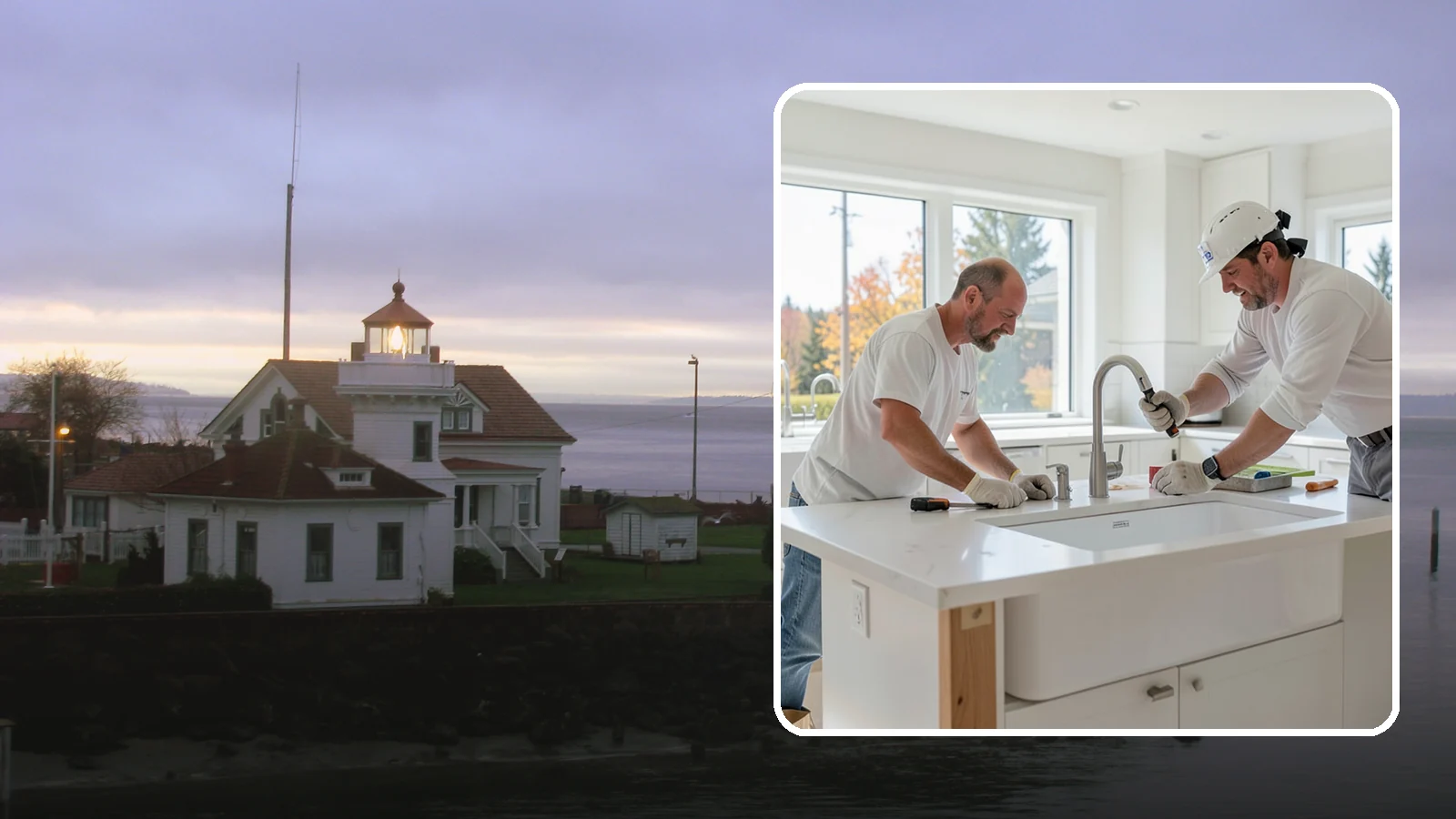 Second Sink Installation in Mukilteo, Snohomish County, WA - Adding a secondary prep or bar sink to improve workflow in larger kitchens and islands.
