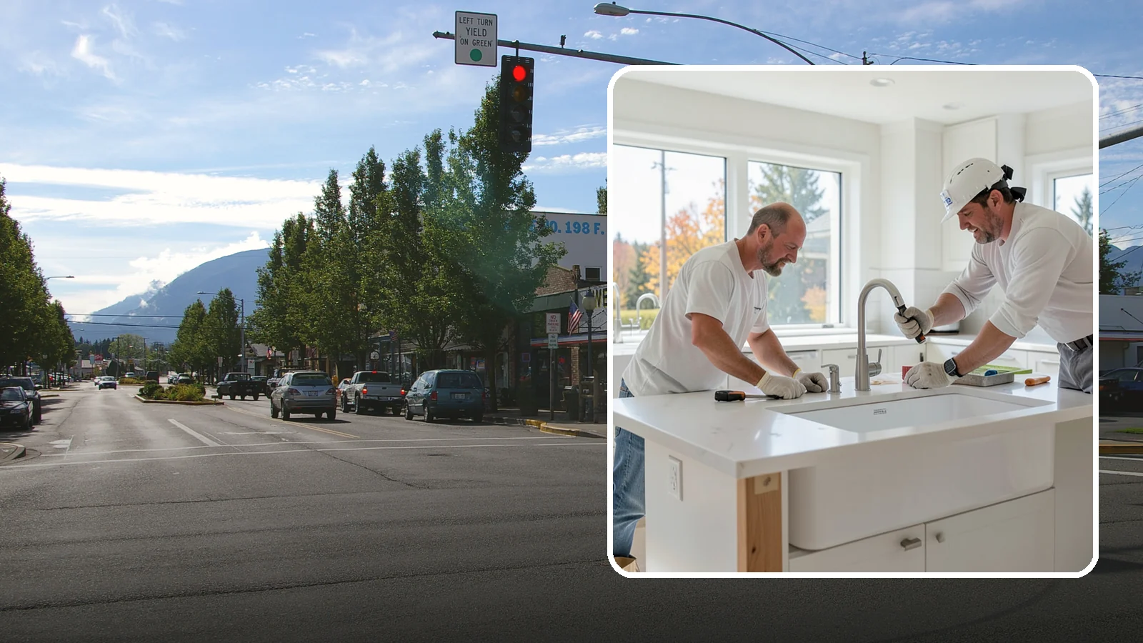 Second Sink Installation in North Bend, King County, WA - Adding a secondary prep or bar sink to improve workflow in larger kitchens and islands.