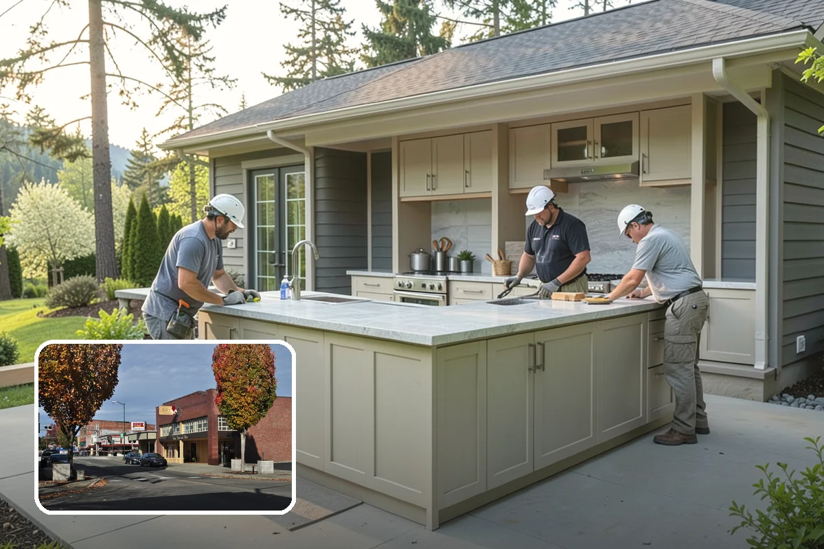 Second Sink Installation in Puyallup, Pierce County, WA - A dedicated second prep zone