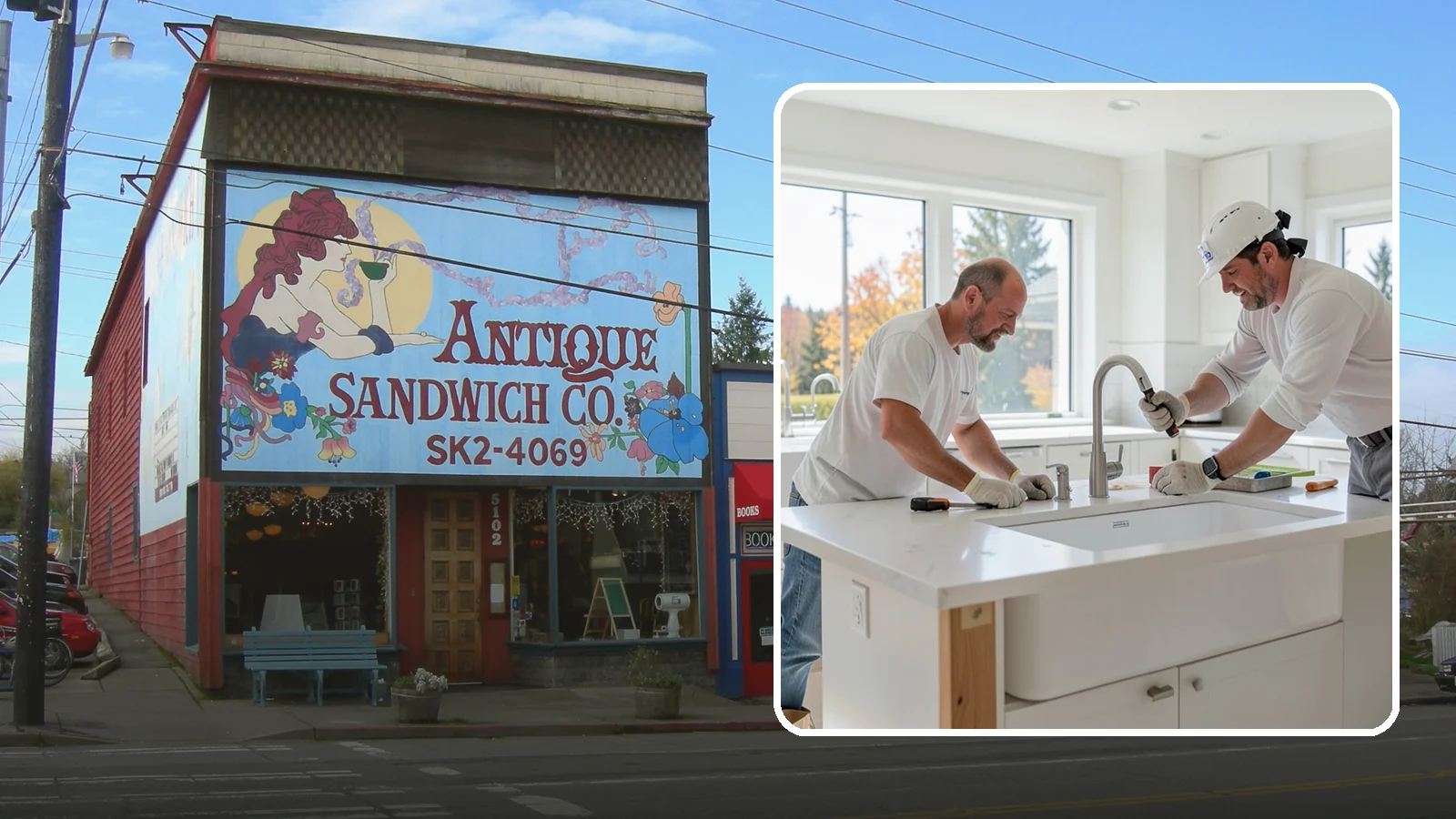 Second Sink Installation in Ruston, Pierce County, WA - Adding a secondary prep or bar sink to improve workflow in larger kitchens and islands.