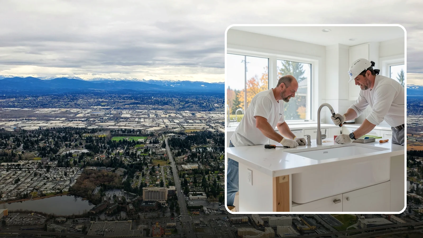 Second Sink Installation in SeaTac, King County, WA - Adding a secondary prep or bar sink to improve workflow in larger kitchens and islands.