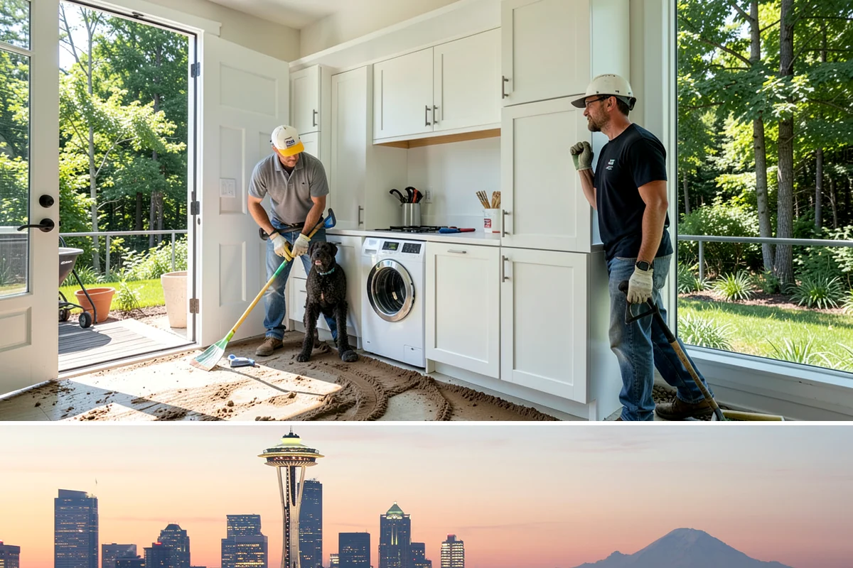 Second Sink Installation in Seattle, King County, WA - Because it involves plumbing runs, a second sink is best added during an open-wall spring remodel.