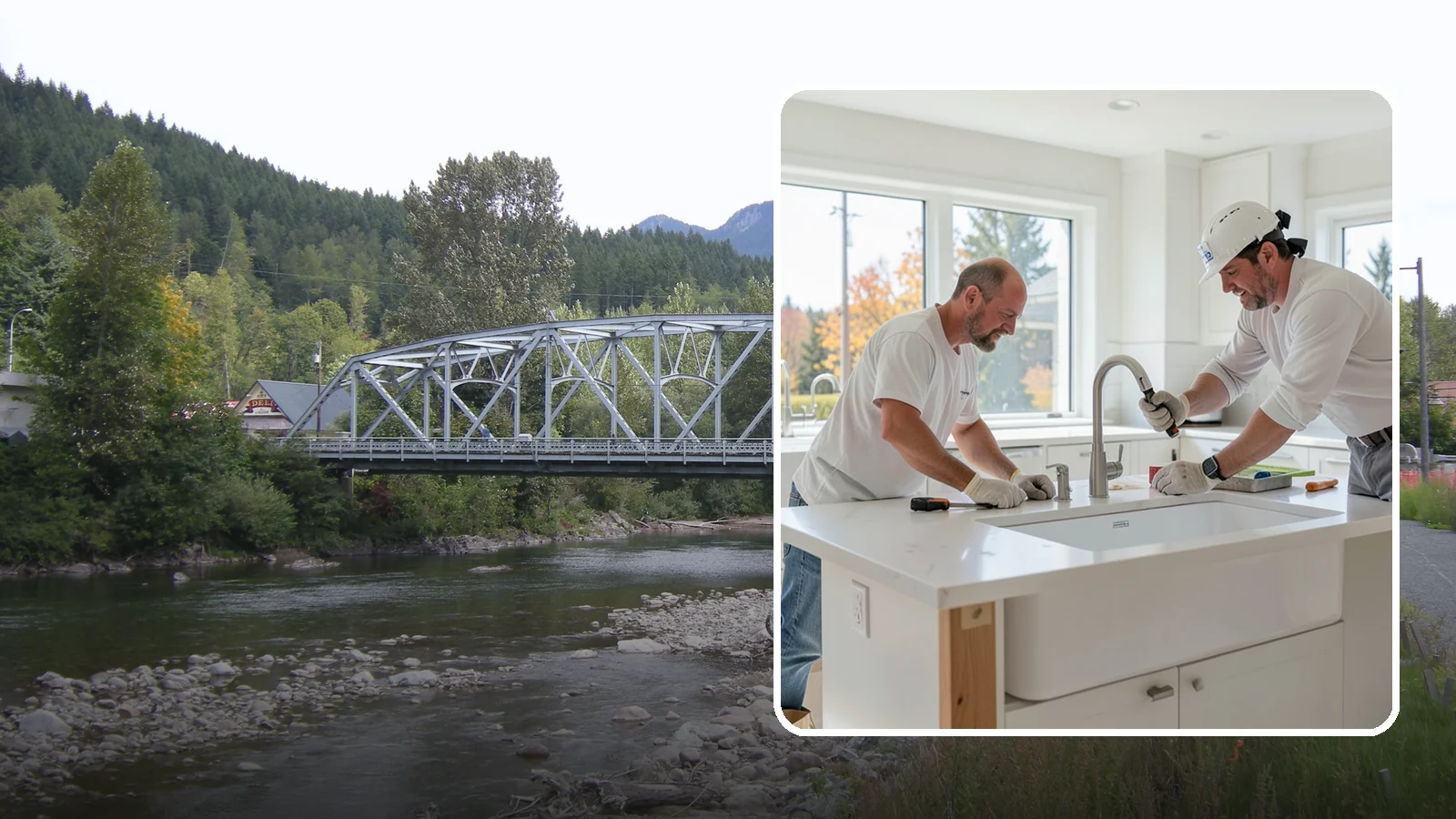 Second Sink Installation in Skykomish, King County, WA - Adding a secondary prep or bar sink to improve workflow in larger kitchens and islands.