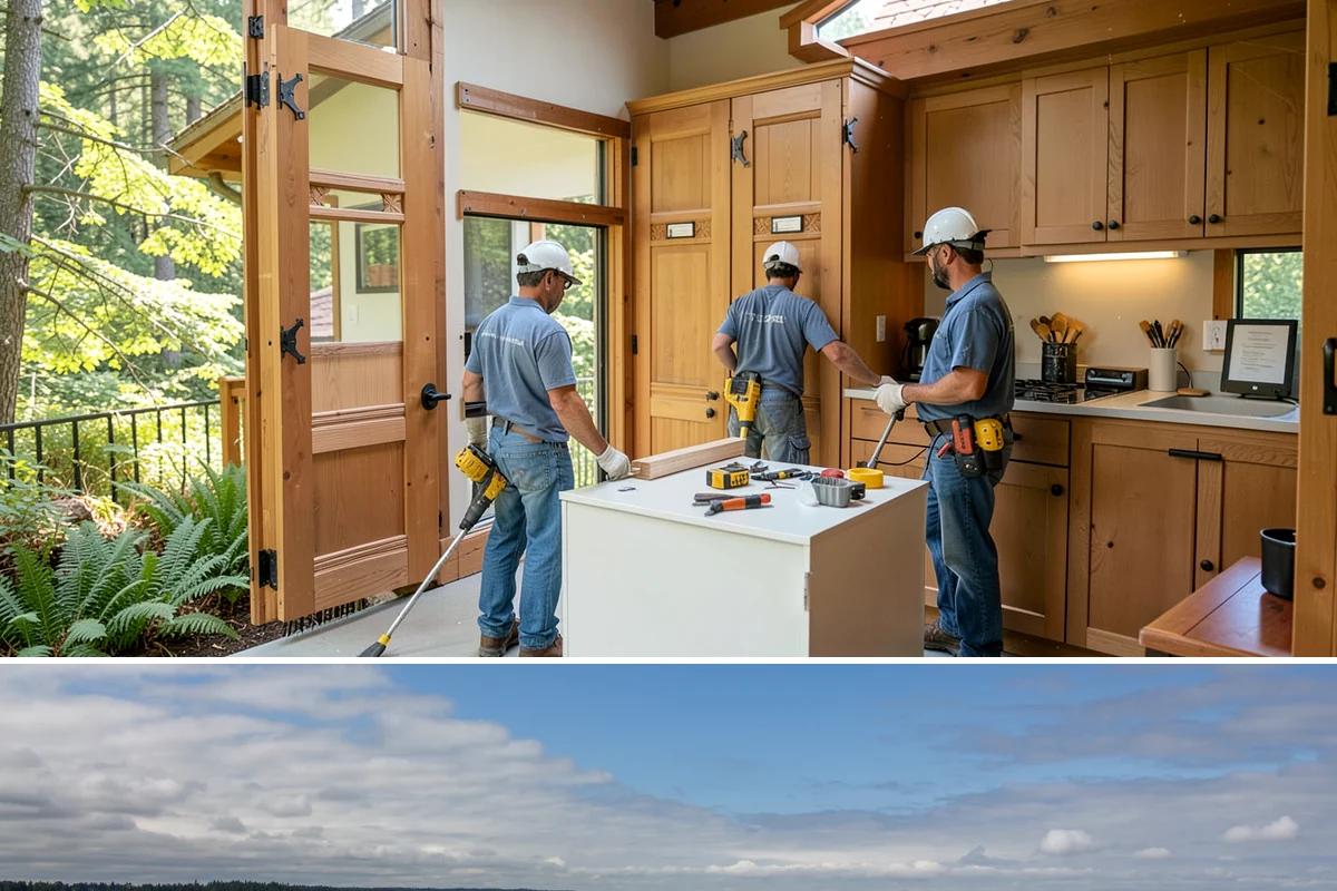 Second Sink Installation in University Place, Pierce County, WA - Because it involves plumbing runs, a second sink is best added during an open-wall spring remodel.