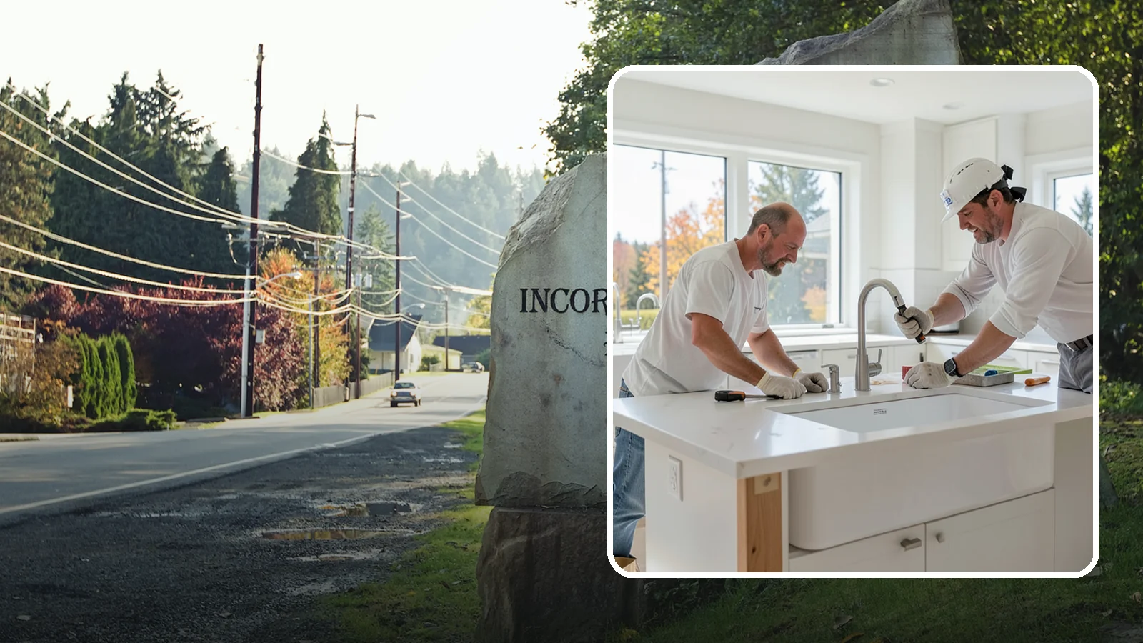 Second Sink Installation in Wilkeson, Pierce County, WA - Adding a secondary prep or bar sink to improve workflow in larger kitchens and islands.