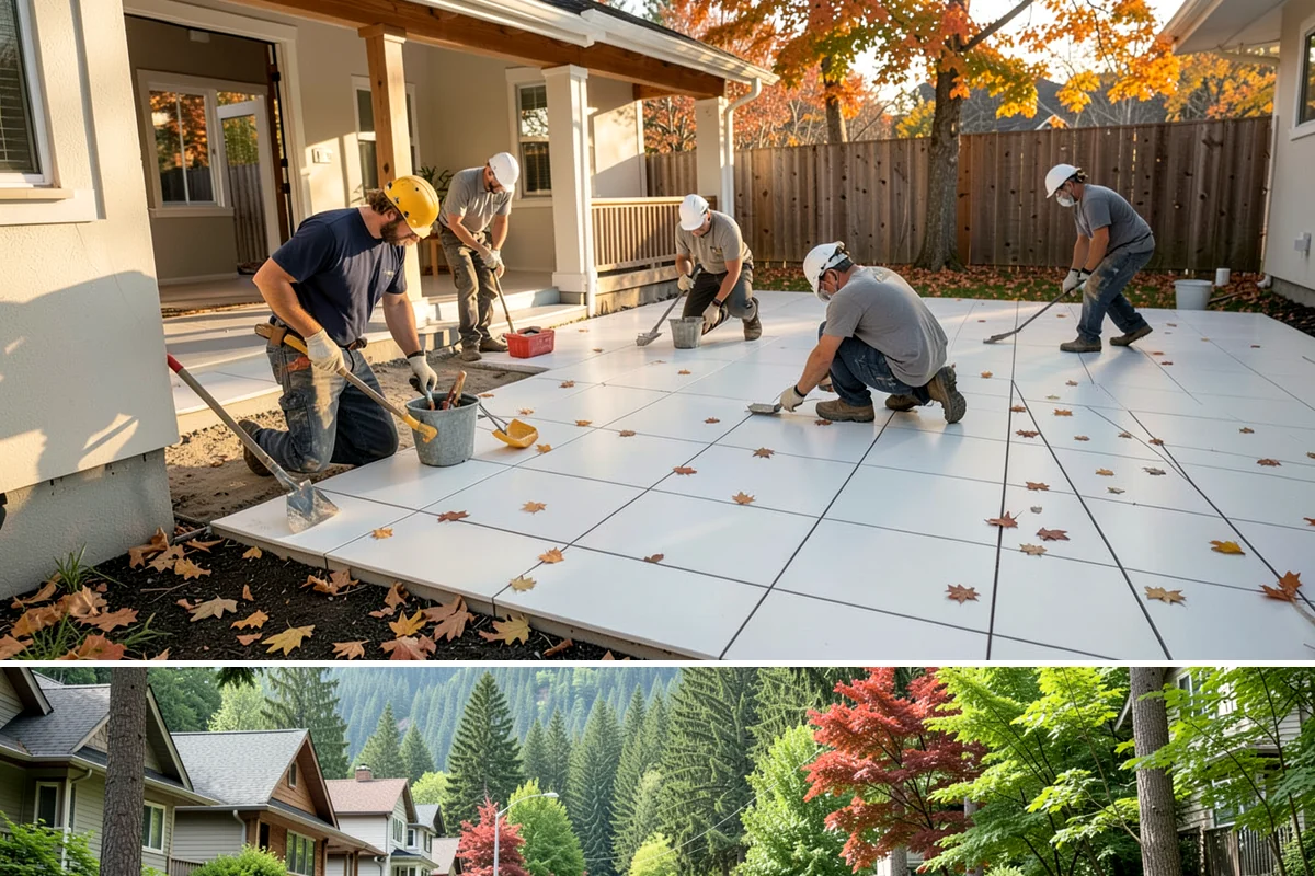 Second-Story Addition in Darrington, Snohomish County, WA - We aim to open the roof and frame the upper level during the driest stretch of summer to limit rain exposure.