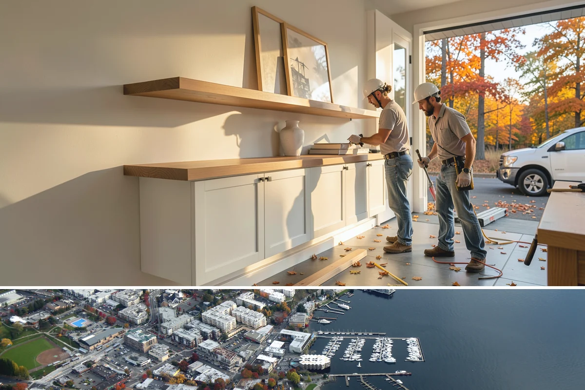 Second-Story Addition in Kirkland, King County, WA - We aim to open the roof and frame the upper level during the driest stretch of summer to limit rain exposure.