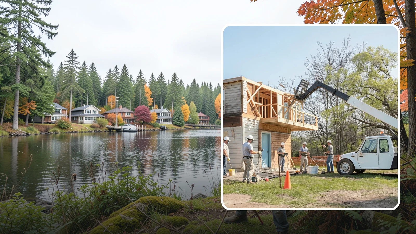Second-Story Addition in La Conner, Skagit County, WA - A second-story addition builds a full upper level onto your home to double living space without expanding your footprint.