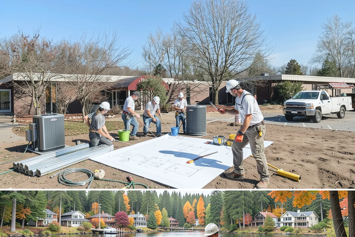 Second-Story Addition in La Conner, Skagit County, WA - We aim to open the roof and frame the upper level during the driest stretch of summer to limit rain exposure.