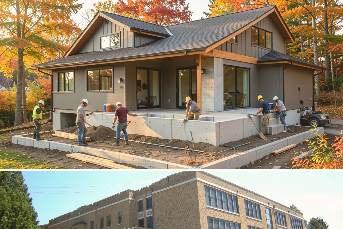 Second-Story Addition in Maple Valley, King County, WA - We aim to open the roof and frame the upper level during the driest stretch of summer to limit rain exposure.