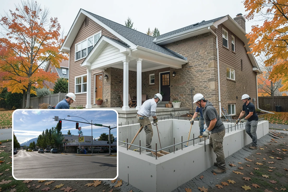 Second-Story Addition in North Bend, King County, WA - Doubles living area without losing yard space