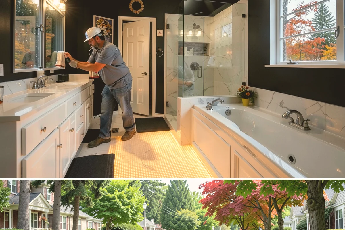 Security Door Installation in Beaux Arts Village, King County, WA - Security doors can be installed in any season without weather constraints.