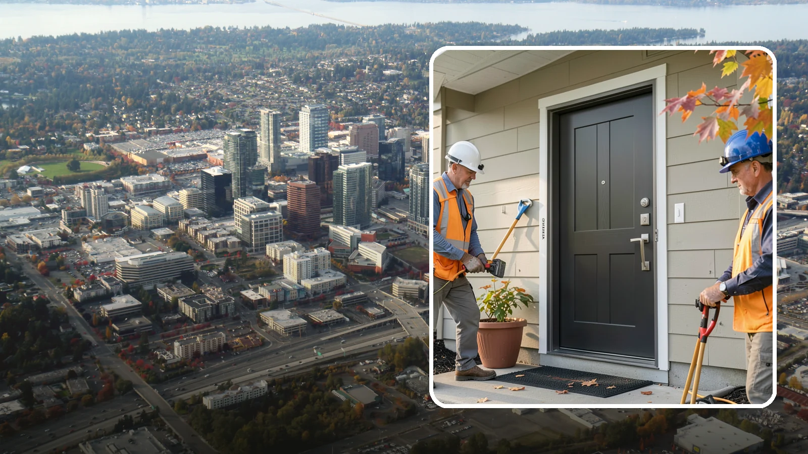 Security Door Installation in Bellevue, King County, WA - Heavy-duty security doors that harden your entry against intrusion without sacrificing style.